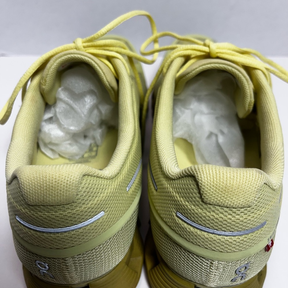 On Cloud X Women’s Size 10.5 Running Shoes Glade Citron Yellow Helion Training - Picture 8 of 16